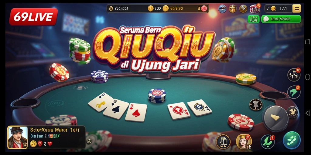 Menampilkan gameplay seru dan interaktif dari QiuQiu.