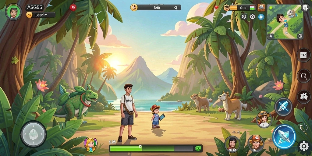 Screenshot utama ASG55 menampilkan gameplay yang seru dan mengasyikkan.