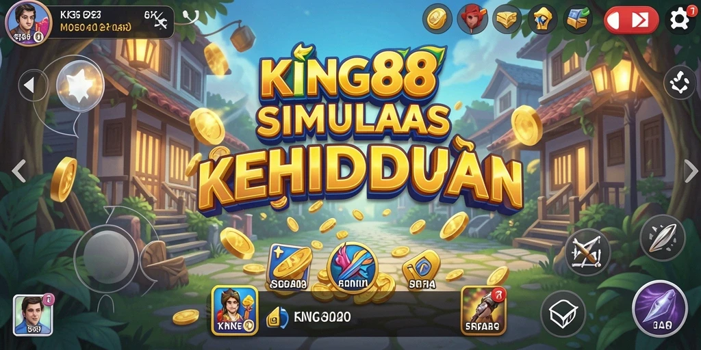Screenshot KING88 menunjukkan momen seru saat pemain menjelajahi dunia virtual.