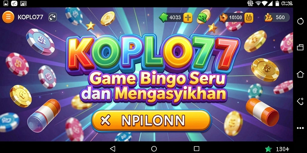 Tampilan gameplay KOPLO77 yang menarik dan interaktif.