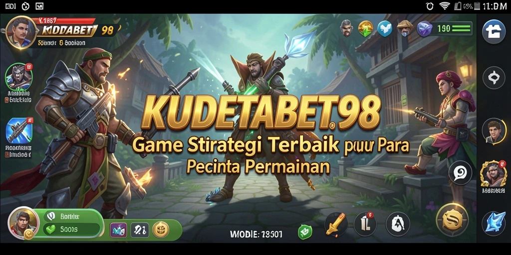 Tampilan gameplay KUDETABET98 yang penuh strategi dan aksi.