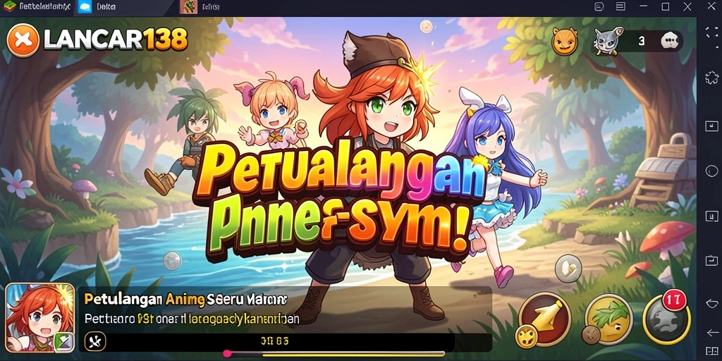 Gameplay LANCAR138 yang penuh aksi di dunia anime.
