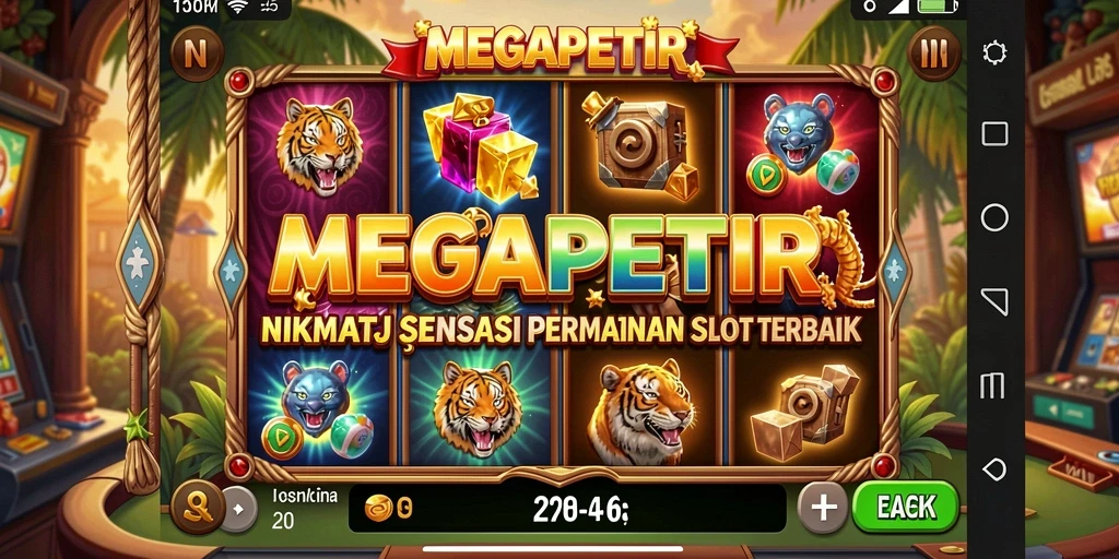 Tampilan gameplay seru di <strong>MEGAPETIR</strong> dengan berbagai fitur menarik.