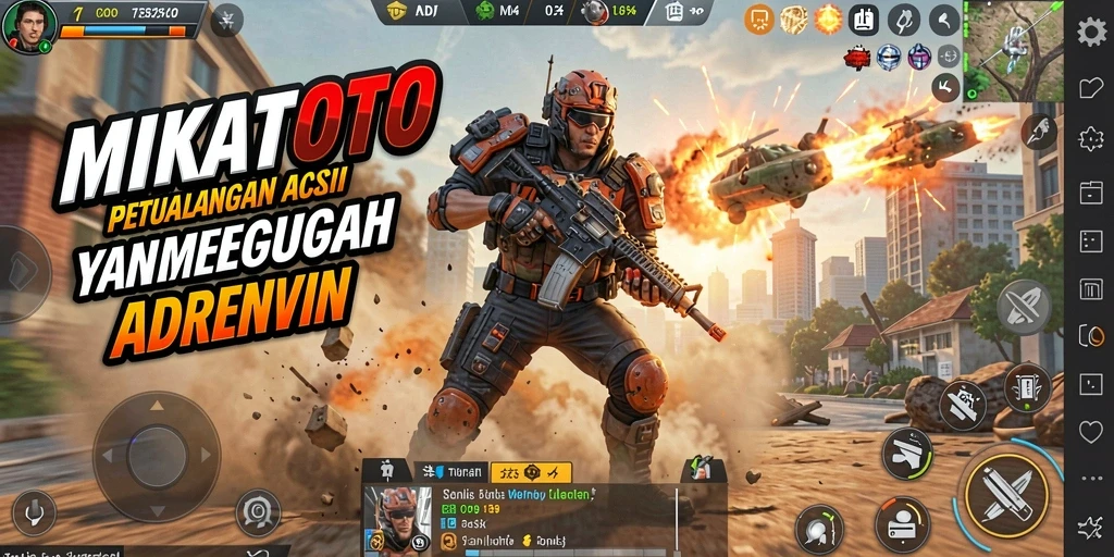 Tampilan aksi seru di gameplay MIKATOTO.