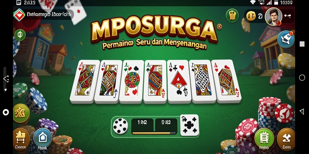 Screenshot gameplay MPOSURGA yang menunjukkan aksi seru permainan Domino.