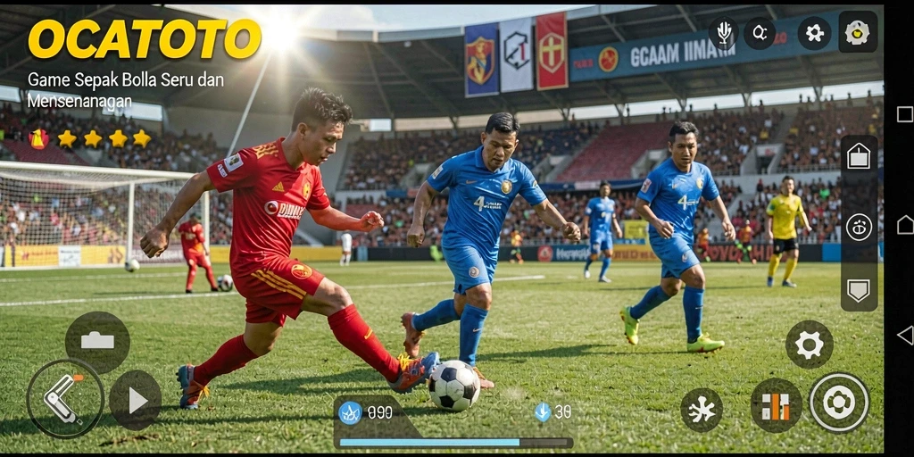 Tampilan gameplay OCATOTO yang menawan dan mendebarkan.