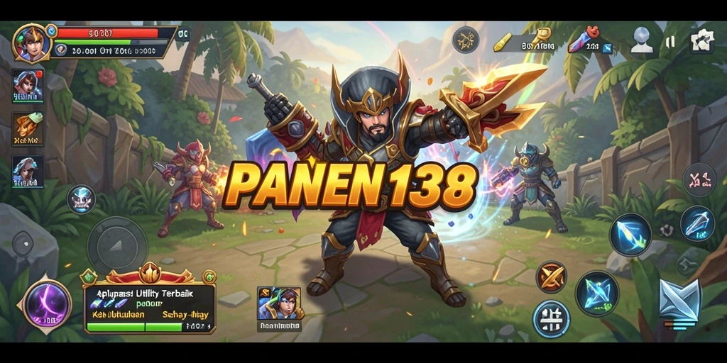 Tampilan intuitif dan menarik dari aplikasi PANEN138.