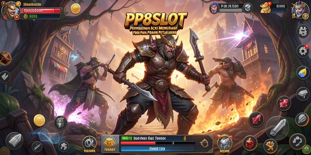 Screenshot gameplay PP8SLOT menampilkan karakter dalam aksi seru.