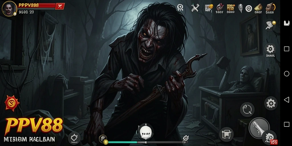 Gameplay mencekam PPV88 dengan suasana penuh ketegangan.