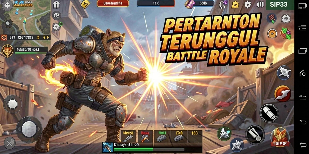 Gameplay menegangkan di SIP33 saat bertarung untuk menjadi yang terakhir bertahan.