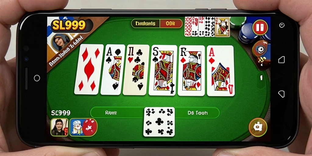 Tangkapan layar dari permainan SL999 yang menampilkan aksi Domino seru.