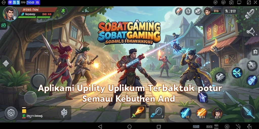 Tampilan antarmuka user-friendly dari SOBATGAMING.
