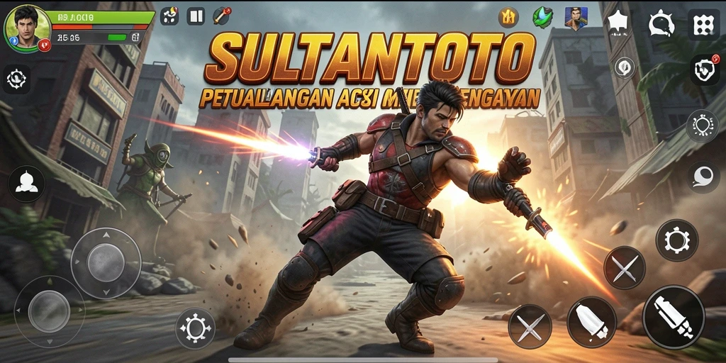 Tampilan gameplay menegangkan di SULTANTOTO dengan aksi cepat.