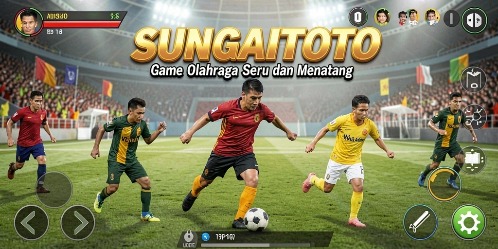 Tampilan seru dan menegangkan dari gameplay SUNGAITOTO.