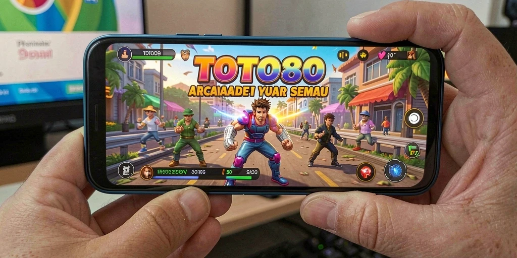 Screenshot TOTO80 menampilkan gameplay seru dan penuh warna.