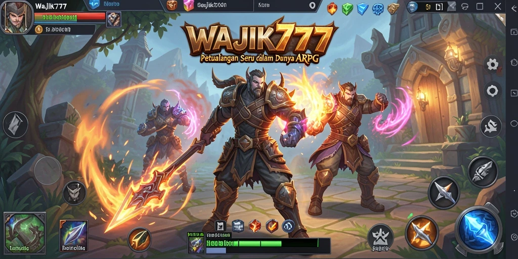Tangkapan layar gameplay WAJIK777 menampilkan aksi pertarungan yang mendebarkan.