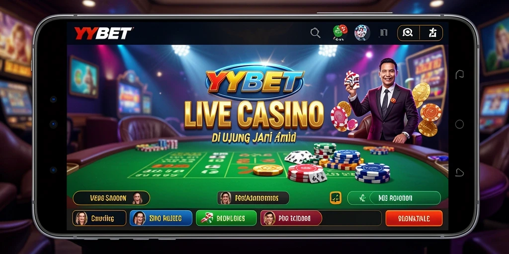 Screenshot YYBET menampilkan dealer langsung dan gameplay yang menarik.